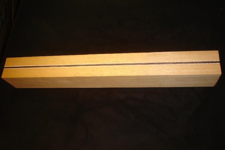 Genuine Mahogany Laminated Neck Blank (OOS) - Click Image to Close