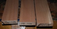 Sapele Neck Blank for Scarf Joint