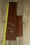 Black walnut fretboard/bridge for uke 0211_002