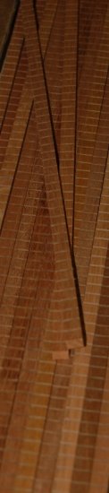 Mahogany Uke Rectangular Kerfed Linings - Click Image to Close