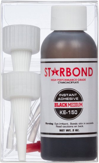 Starbond KE-150 Medium adhesive 2oz Bottle , black - Click Image to Close