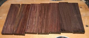 Indian Rosewood Bridge Blank