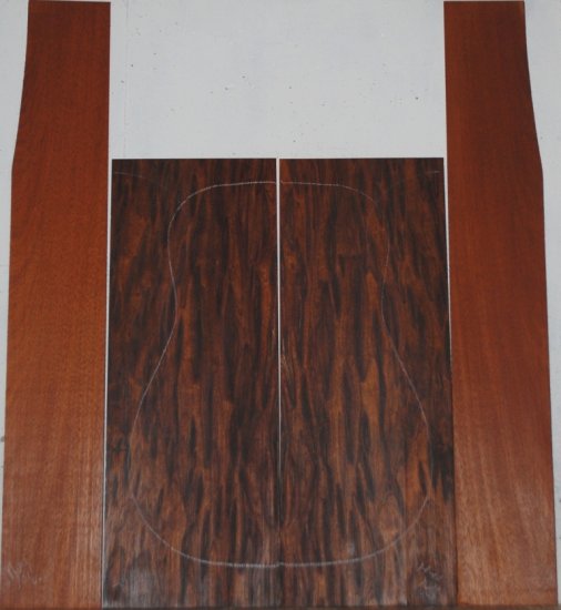 Figured Honduran Mahogany back and side set 1011_001 - Click Image to Close