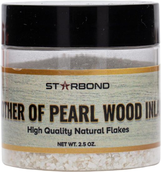 Starbond Natural Mother of Pearl Inlay Flakes 2.5oz - Click Image to Close