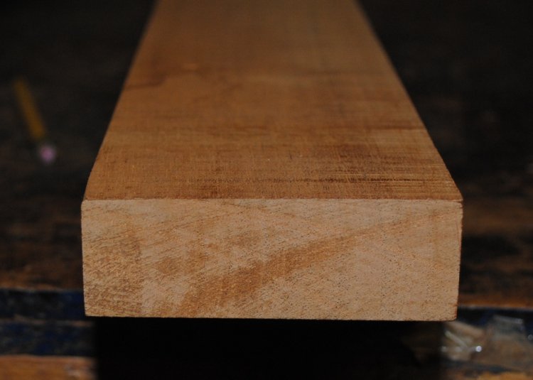 Honduran Mahogany Neck Blank for Scarf Joint (OOS) - Click Image to Close