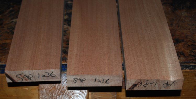 Sapele Neck Blank for Scarf Joint - Click Image to Close