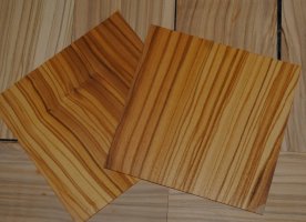 Olivewood Rosette Square