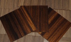 Zebrawood Rosette Square