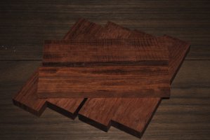 Bubinga Ukulele Bridge