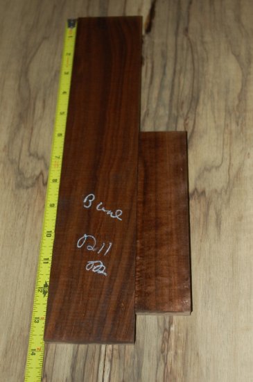 Black walnut fretboard/bridge for uke 0211_002 - Click Image to Close