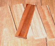 Granadillo Ukulele Bridge Blanks