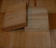 Honduran Mahogany Ukulele Tail Blocks