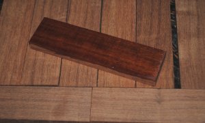 Macacauba Ukulele Bridge Blanks