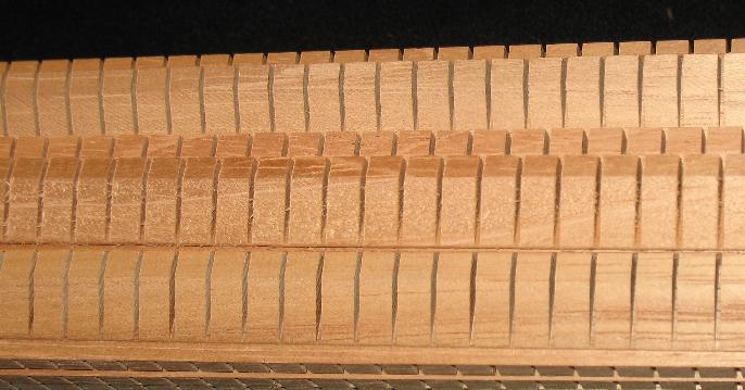 Triangular Flat Top Spanish Cedar - Click Image to Close