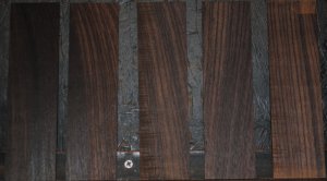 Indian Rosewood Bridge Plates