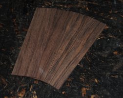 Madagascar Rosewood Bridge Plates