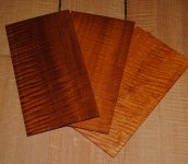 Curly Honduran Mahogany Headplate