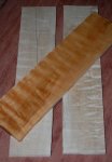 Quilted Maple Ukulele Fretboard