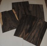 Ziricote Ukulele bookmatched head plate veneer