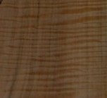 Curly Maple Rosette Square